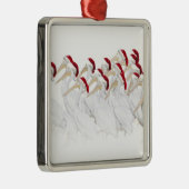 Fun White Pelican Xmas Ornament (Rechts)