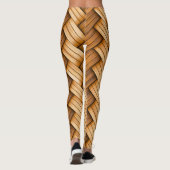 Fun Wicker Basket Weave Leggings (Achterkant)