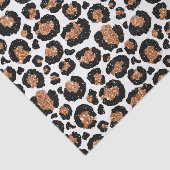 Fun Wild Cheetah Pattern Oerwoud Verjaardagsfeestj Tissuepapier (Detail)