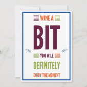 Fun Wine A Bit Voel je beter Kaart (Voorkant)