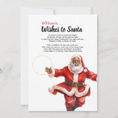 Fun Wishes naar Santa DIY Munt Kaart Magic Christm (Voorkant)