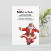 Fun Wishes naar Santa DIY Munt Kaart Magic Christm (Staand voorkant)