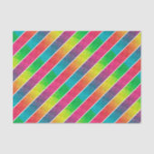 [Fun with Stripes] Patroon #1 Regenboogontkoppelin Tissuepapier (Voorkant)