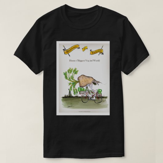Fun Yorkshire Parsnip T-shirt (Design voorkant)