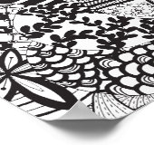 Fun Zendole Circle Patronen Poster (Hoek)