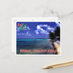 Funafuti Atoll Beach - Tuvalu - Briefkaart