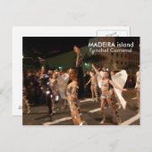 Funchal Carneval Briefkaart (Voorkant / Achterkant)