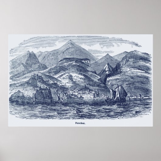 Funchal, Madeira Print (Voorkant)