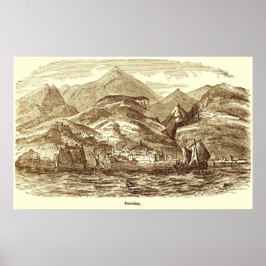 Funchal, Madeira Print (Voorkant)