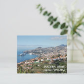 Funchal uitzicht, eiland Madeira Briefkaart (Staand voorkant)