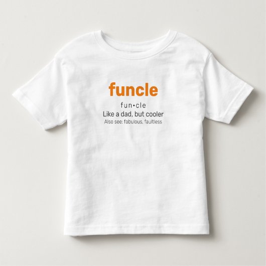 Funcle - Fun oncle famille T-shirt (Devant)