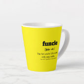 Funcle, Fun Oncle vitré Mug être le plus grand onc (Angle droit)