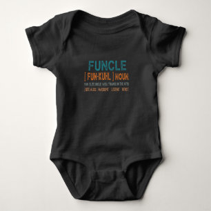Funcle Funny Uncle Definition, Awesome Legend Hero Romper