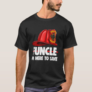 Funcle IM hier om T-shirt brandweerlieden liefde t