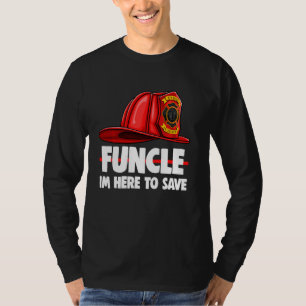 Funcle IM hier om T-shirt brandweerlieden liefde t