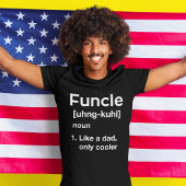 Functie Definitie Grappig Uncle Dad Shirt