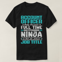 Functie titel beroep vaardigheden accountmanager t-shirt