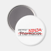 Functie Titel Ninja - apotheker Magneet (Voorkant / Achterkant)