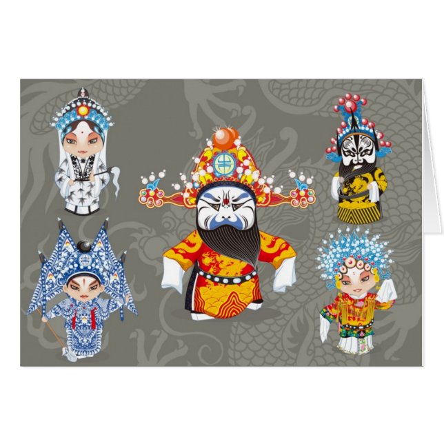 Functies van Beijing Opera (Voorkant Horizontaal)