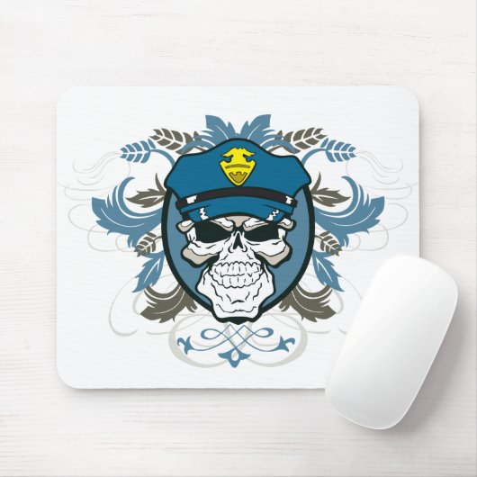 Functionaris van de politie muismat (Met muis)