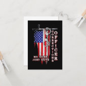 Functionaris voor de correcte uitvoering kaart (Voorkant / Achterkant in situ)