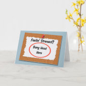 Functioneel professioneel Funny Bang Kaart (Gele Bloem)