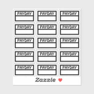 Functionele Betaaldag Sticker