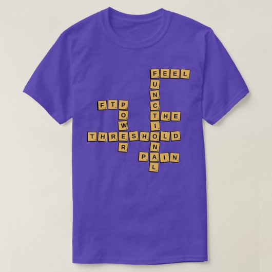 Functionele FTP-drempelwaarde T-shirt (Design voorkant)