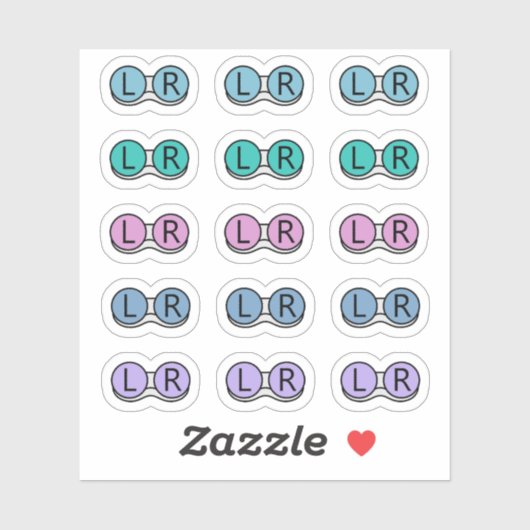 Functionele planner herinnering contactlens wijzig sticker (Vel)