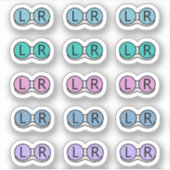 Functionele planner herinnering contactlens wijzig sticker (Voorkant)