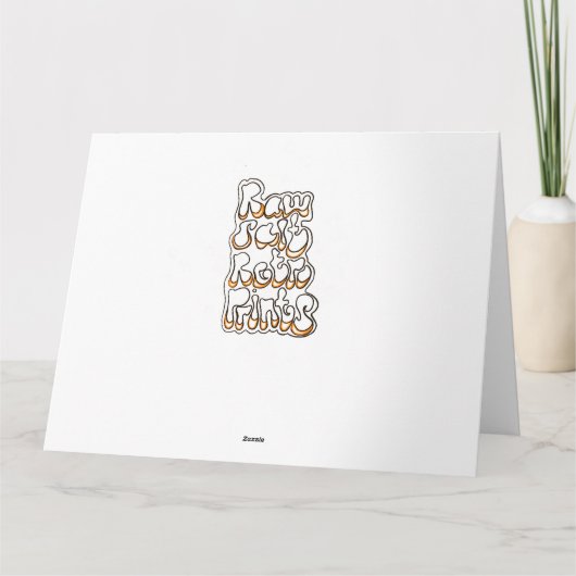 Functy Flip Flop Wenskaart Kaart (Achterkant)