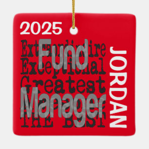 Fund Manager Extraordinaire CUSTOM Keramisch Ornament