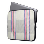 Funda con franjas laptop sleeve (Voorkant Links)