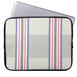 Funda con franjas laptop sleeve