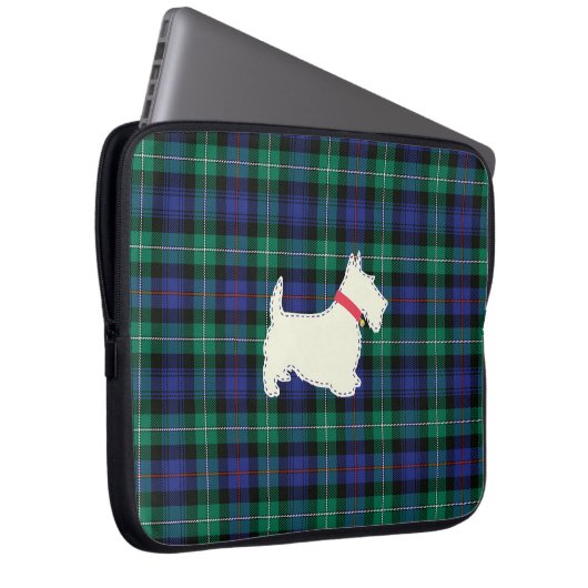 Funda con scotish terrier laptop sleeve (Voorkant Rechts)