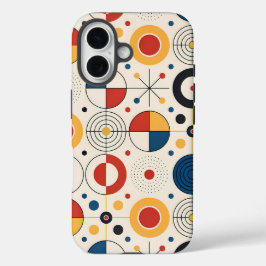 Funda diseño geométrico iPhone 16 hoesje