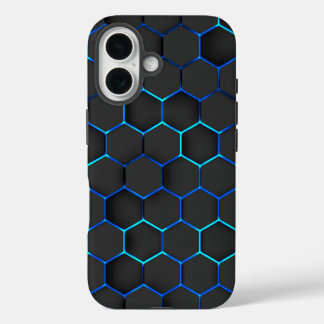 Funda futurista, cyber 3d iPhone 16 hoesje