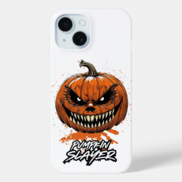 Funda iPhone 15 Halloween Pumpkin Slayer