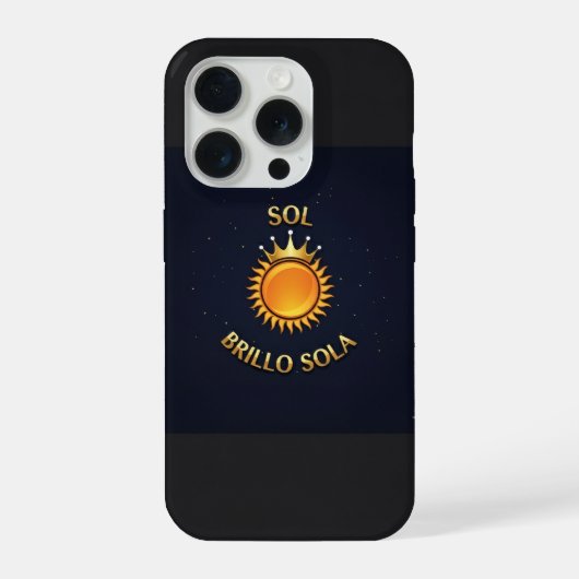Funda para iPhone 15 Sol Brillo Sola – Protección  Hoesje (Achterkant)