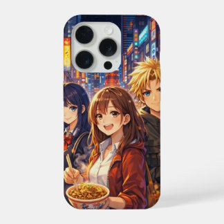 Funda para iPhone Estilo Manga Japonés Neon – Dise 15 Pro Hoesje