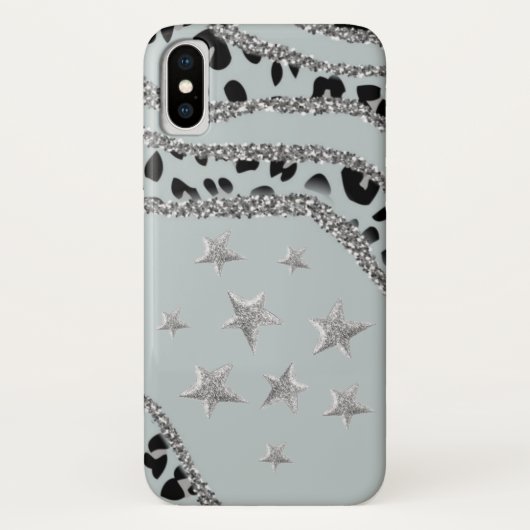 Funda para iPhone / iPad plateada con  leopardo Case-Mate iPhone Case (Achterkant)