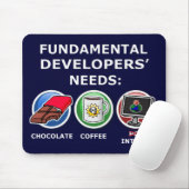 fundamentele behoeften van ontwikkelaars muismat (Met muis)