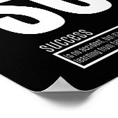 Fundamentele elementen van het succes Motivatie Poster (Hoek)