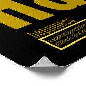 Fundamentele elementen van succes | Geluk Poster (Hoek)