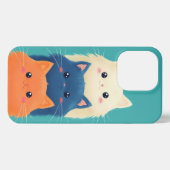 Fundas de gatitos para iPhone iPhone Hoesje (Achterkant horizontaal)