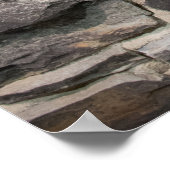 FUNDATIE MUUR 91cm x 61cm, Waardeposter (Matte) Poster (Hoek)