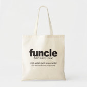Funding Definition Funny Quote Canvas tas (Voorkant)