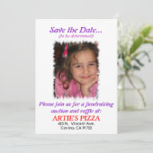 Fundraiser-uitnodiging Kaart (Staand voorkant)