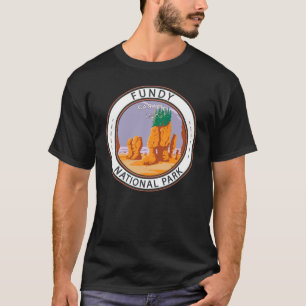 Fundy National Park Canada  badge T-shirt