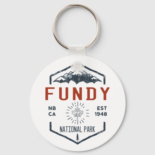 Fundy National Park Canada  Sleutelhanger (Voorkant)